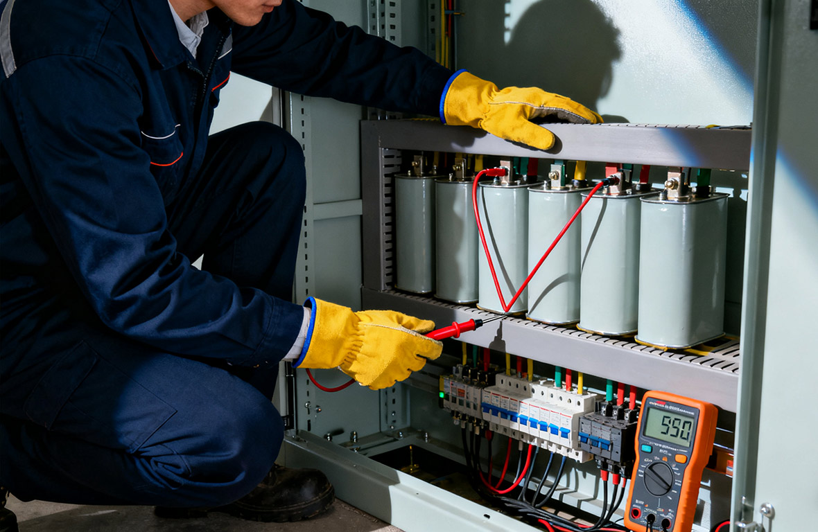 क्या पावर कैपेसिटर के आंतरिक स्वास्थ्य, जैसे कि उनके समतुल्य श्रृंखला प्रतिरोध (ईएसआर) की निगरानी करने का कोई गैर-आक्रामक तरीका है?